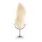 19.25" Cream Polystone Abstract Textured Coral Sculpture Décor